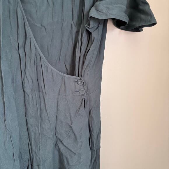 Chelsea28 Wrap Front Flutter Short Sleeve Dress - Picture 2 of 5